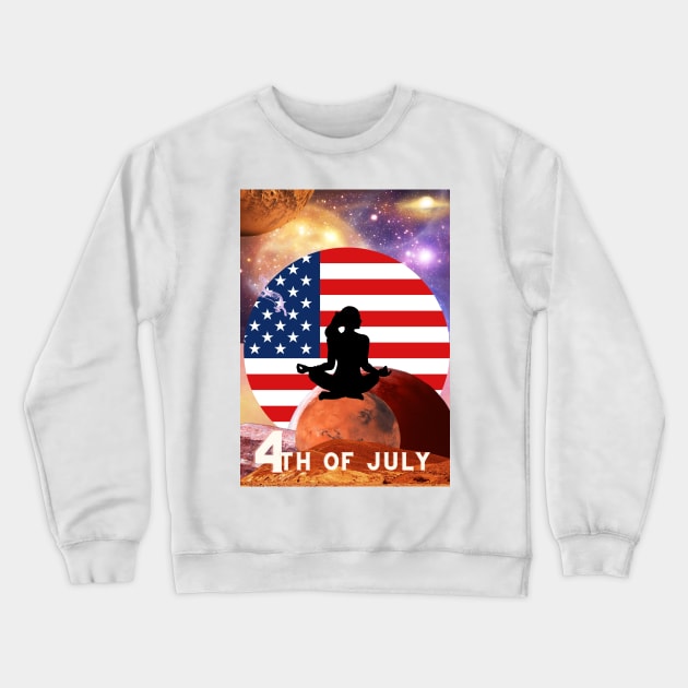 Lets celebrate - 4th of July Crewneck Sweatshirt by ManifestYDream